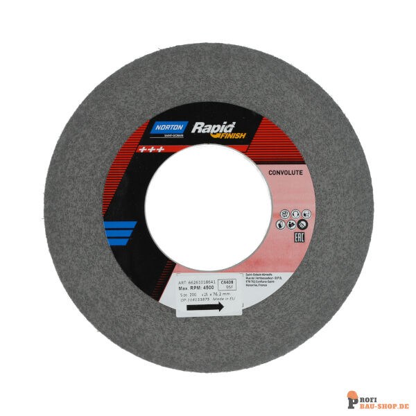 nortonschleifmittel/NORTON_schleifmittel_66261018641 Convolute Wheels Norton-Ser-1000 Long Life-203.2x25.40x76.2_FINE_139370